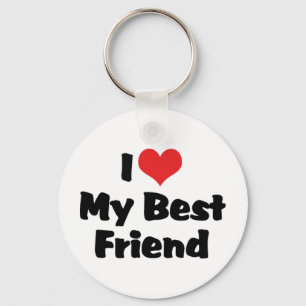 Llavero Te Amo Corazón Mi Mejor Amigo - BFF