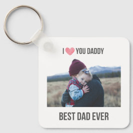 LLAVERO TE AMO DADDY KEYCHAIN 2 PERSONALIZADO DE FOTOS