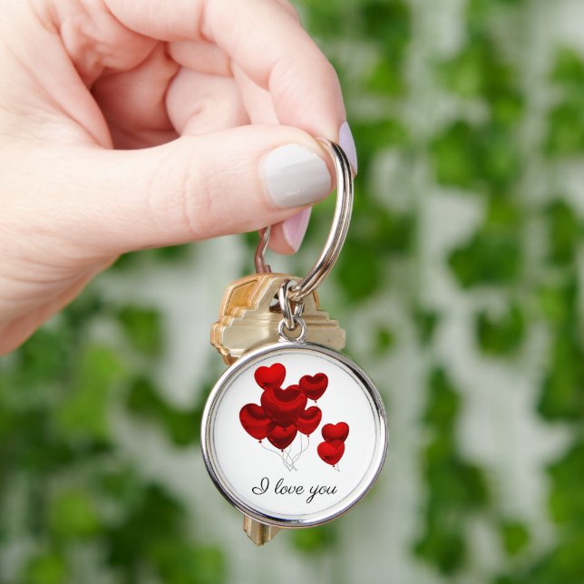 Llavero Te Amo El Anillo De Claves (Mano)