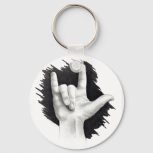 LLAVERO TE AMO EN ASL #2