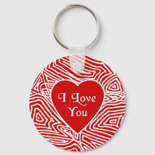 Llavero Te Amo Keychain del Corazón