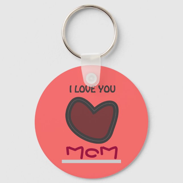 Llavero Te amo mamá (Anverso)