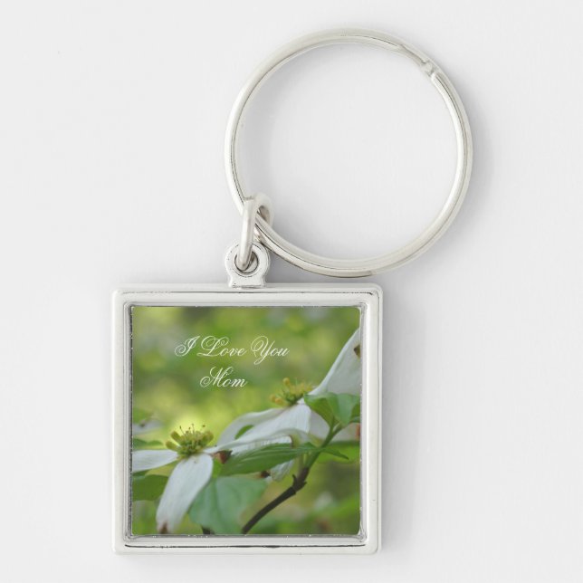 Llavero Te Amo Mamá Dogwood Flower Keychain (Frente)
