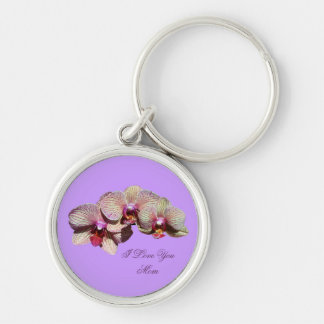 Llavero Te Amo Mamá Fancy Orchids Flower Keychain
