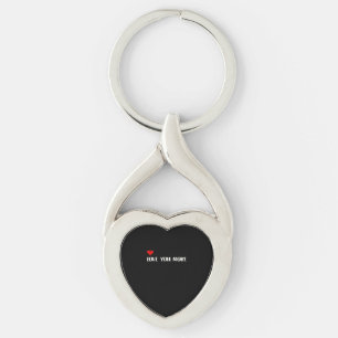 Llavero Te amo más cita de amor minimalista