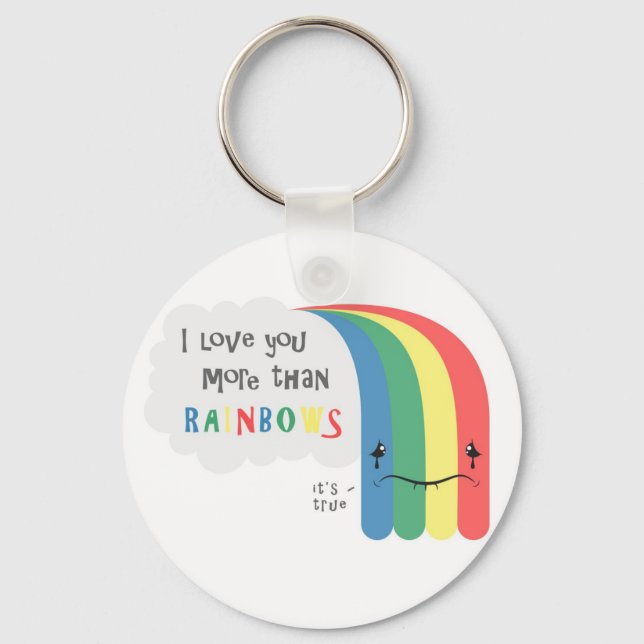 Llavero Te Amo Más Que Las Lluvias (Anverso)