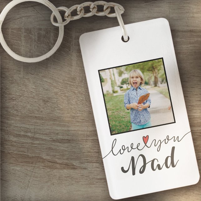 Llavero Te amo papá foto Día del Padre | Keychain (Subido por el creador)