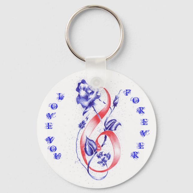 Llavero Te amo por siempre (Anverso)