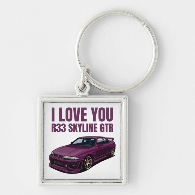 Llavero Te amo R33 Skyline GTR (Frente)