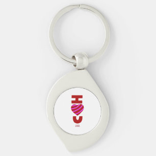 Llavero Te Amo Swirl Keychain