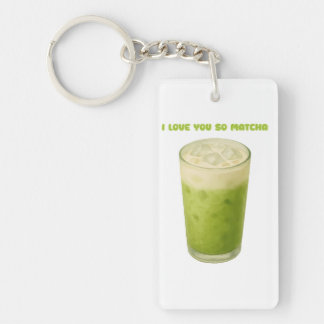 LLAVERO TE AMO TANTO MATCHA, AMOR DE TÉ VERDE MATCHA