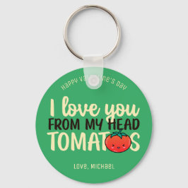 Llavero Te amo tomates Funny Pun Cute El día de San Valent