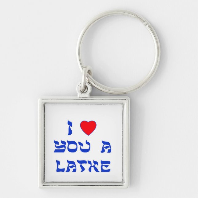 Llavero Te amo un Latke (Frente)