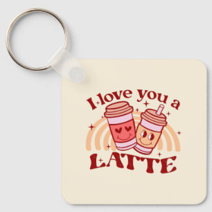 Llavero Te Amo Un Latte