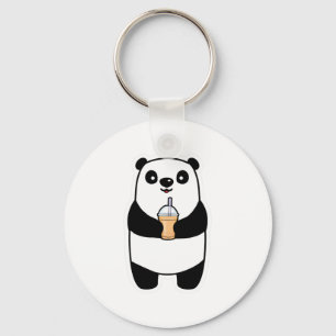 Llavero Té de consumición de la burbuja de la panda