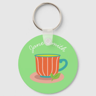 Llavero Té de menta para los amantes del té