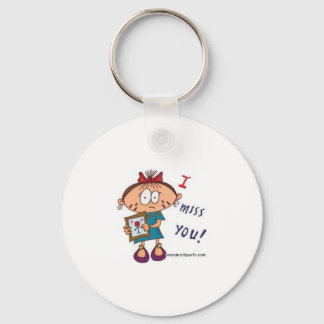 Llavero te echo de menos keychain