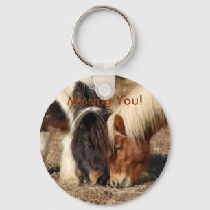 Llavero ¡Te Extrañas! Cadena de teclas de Ponies