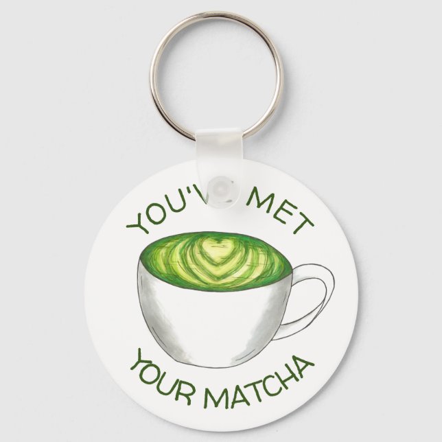 Llavero Te has encontrado con tu pareja Matcha Green Tea L (Anverso)
