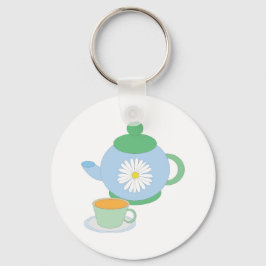 Llavero Té Pot and Cup