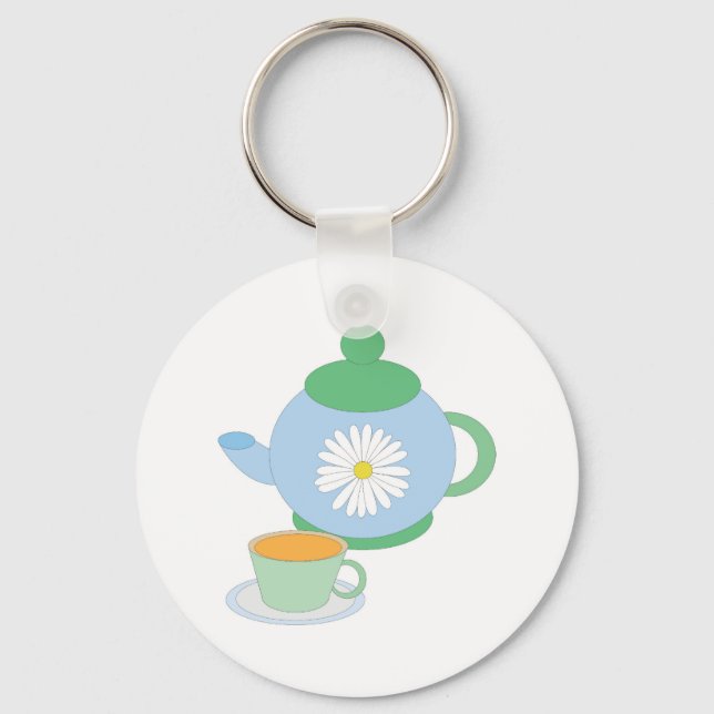Llavero Té Pot and Cup (Anverso)