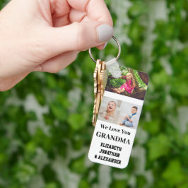 Llavero Te queremos Collage de fotos abuela