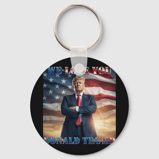 Llavero Te queremos Donald Trump (Anverso)