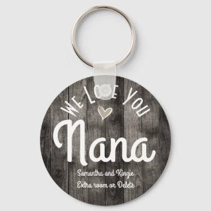 Llavero Te queremos Nana Custom Names Keychain