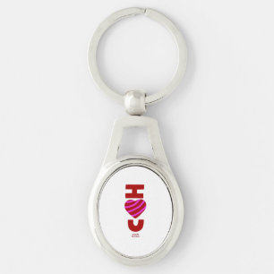 Llavero Te quiero Oval Keychain