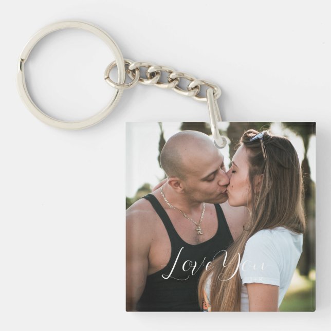 Llavero Te quiero, pareja de amor (Frente)