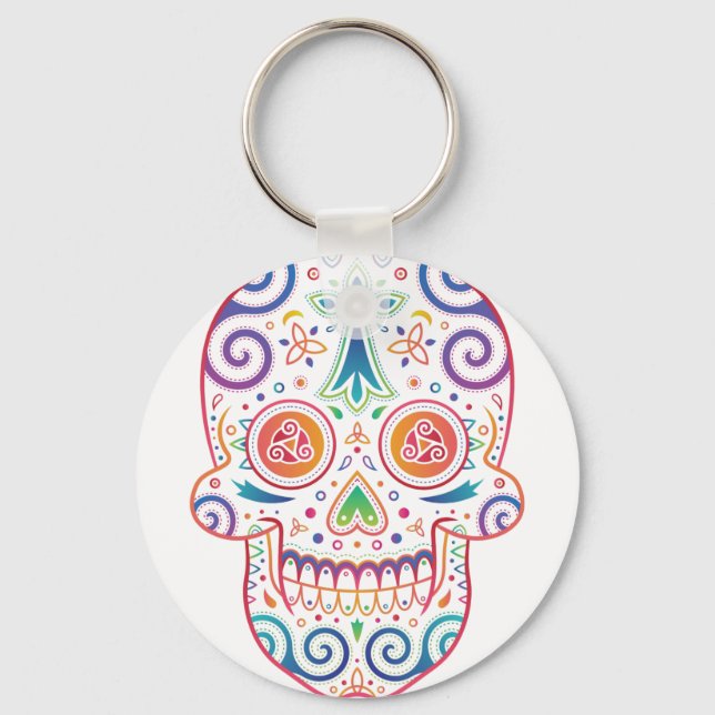 Llavero tête_mort_celtique (Anverso)