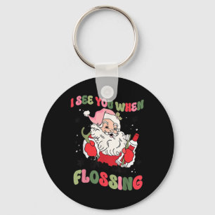 Llavero Te Veo Cuando Los Navidades Dentista Santa Fl