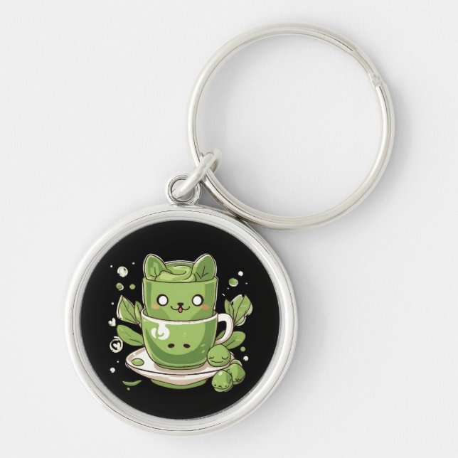 Llavero té verde matcha (Frente)