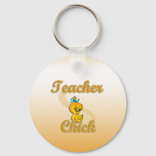 Llavero Teacher Chick