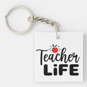 Llavero Teacher Life Wordart