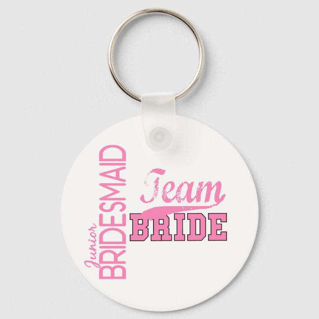 Llavero Team Bride 1 JUNIOR JR BRIDESMAID (Anverso)