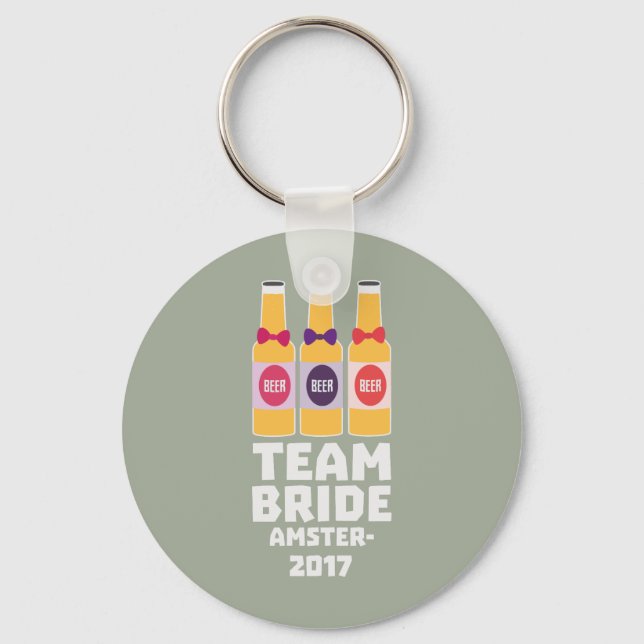 Llavero Team Bride Amsterdam 2017 Zn034 (Anverso)