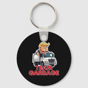 Llavero Team Garbyge Donald Trump 2025 Elección Divertida