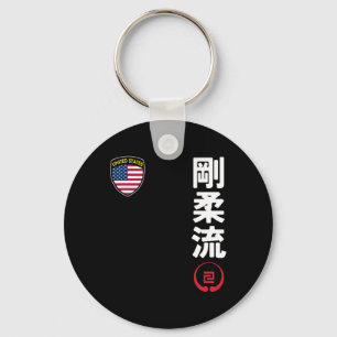 Llavero Team Karate Goju Ryu Bandera Estadounidense Marti