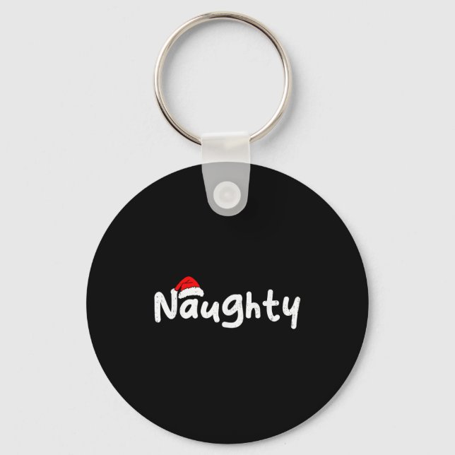 Llavero Team Naughty Funny Christmas Couple Matching Team  (Anverso)