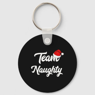 Llavero Team Naughy Nice Funny Navidades de vacaciones San