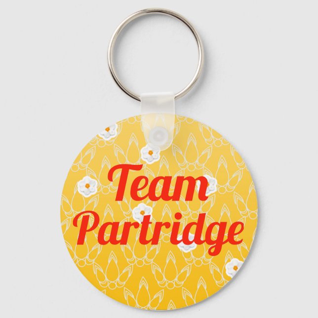 Llavero Team Partridge (Anverso)