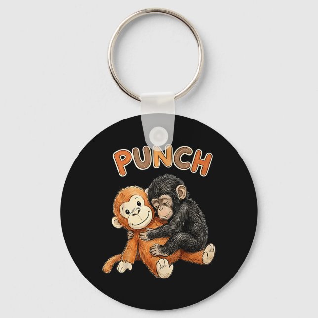 Llavero Team Punch - Baby Monkey Punch (Anverso)