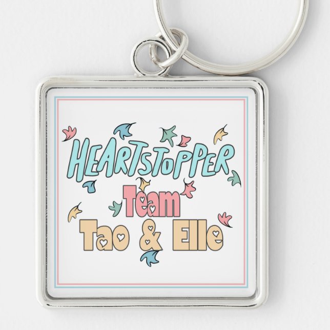 Llavero Team Tao Y Elle White (Frente)