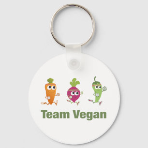 Llavero Team Vegan