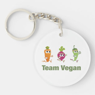 Llavero Team Vegan