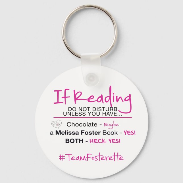 Llavero #TeamFosterette no altera la cadena de claves (Anverso)