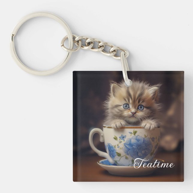 Llavero Teatime Kitten (Frente)