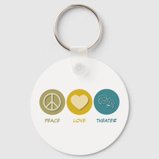 Llavero Teatro Peace Love (Anverso)