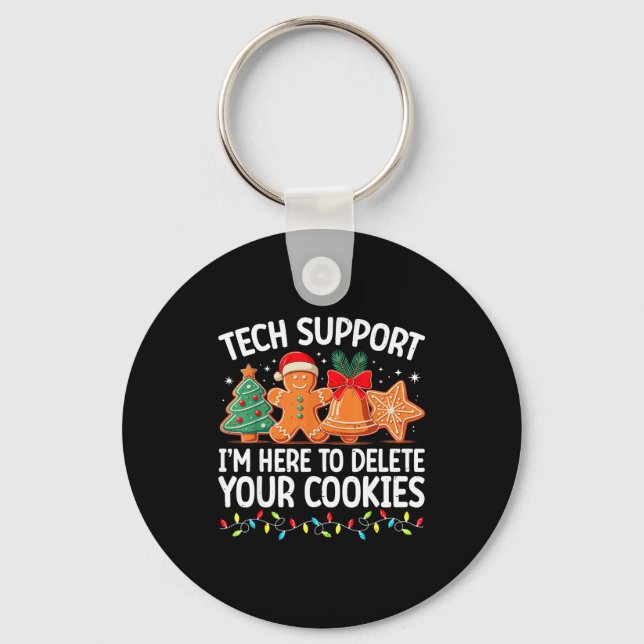 Llavero Tech Suprt Christmas Cookies Women Men Funny Chris (Anverso)